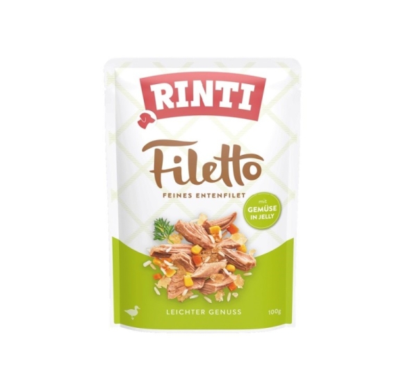 RINTI Filetto Duck fillet with vegetables - wet dog food - 100g