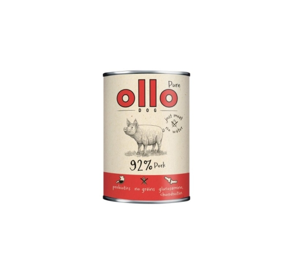 OLLO Pure Pork - wet dog food - 850g