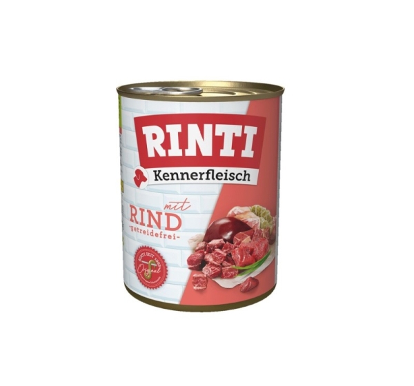 RINTI Kennerfleisch Beef - wet dog food - 800g