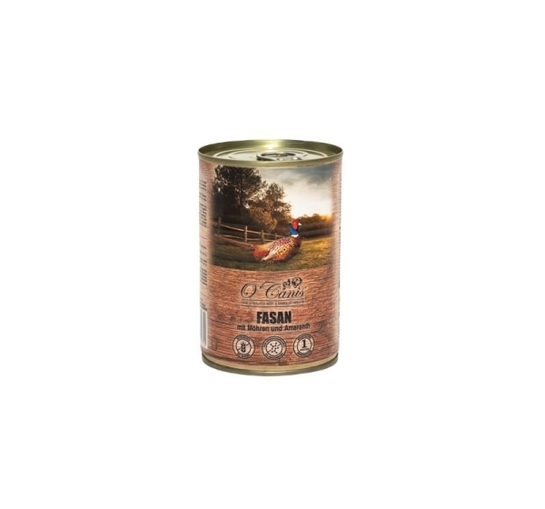 O'CANIS canned-wet dog food- pheasant with carrots- 400 g