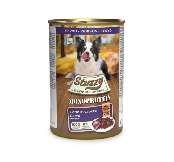 STUZZY Monoprotein Venison - wet dog food - 400 g