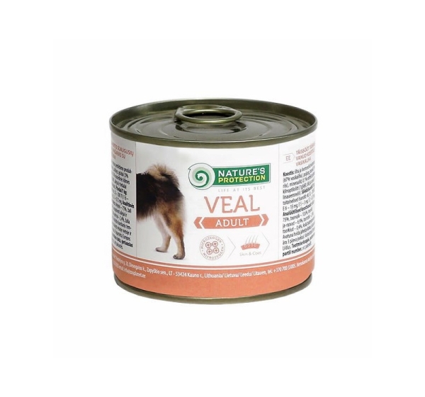 NATURE'S PROTECTION Adult Veal - wet dog food - 200 g