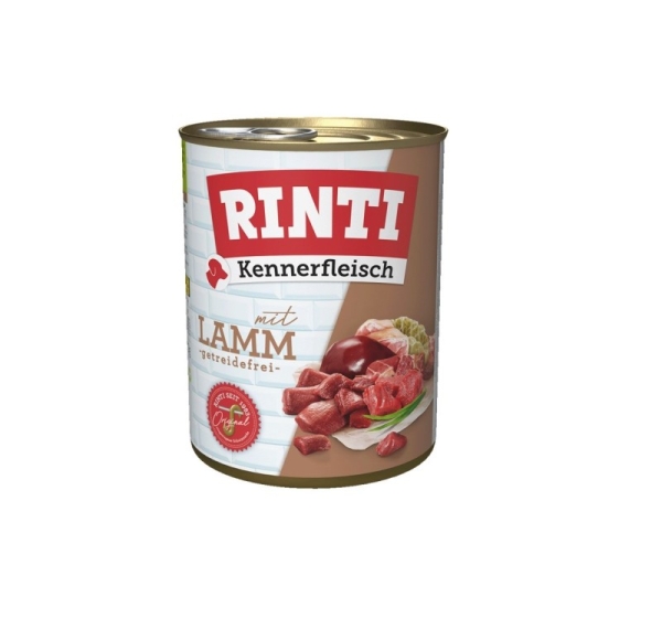 RINTI Kennerfleisch Lamb - wet dog food - 800g
