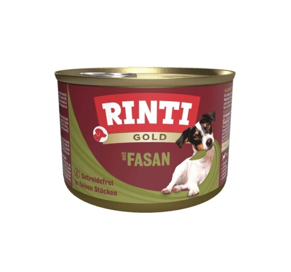 RINTI Gold Pheasant - wet dog food - 185g