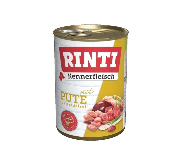 RINTI Kennerfleisch Turkey - wet dog food - 400g