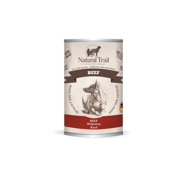 NATURAL TRAIL Beef - Wet Dog Food - 400 g