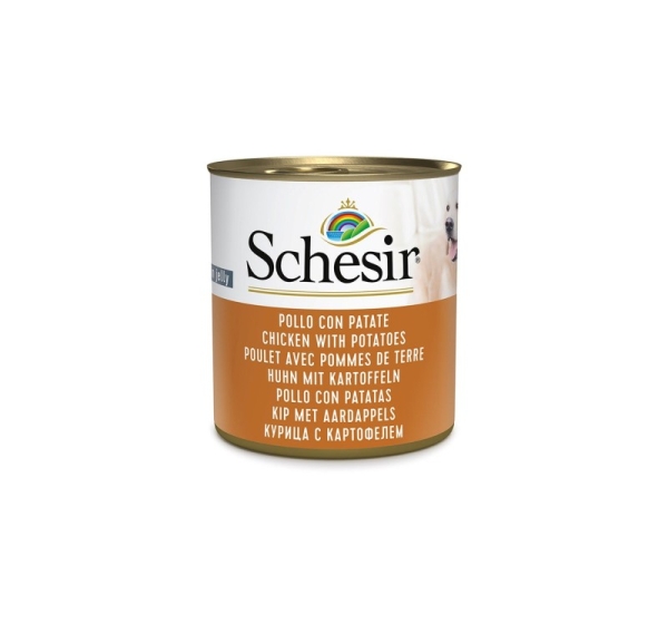 SCHESIR Chicken with potatoes in jelly - wet dog food - 285g