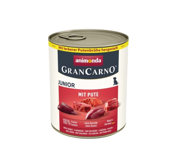 ANIMONDA GranCarno Junior Turkey - wet dog food - 800g