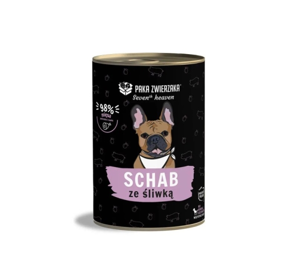PAKA ZWIERZAKA Seventh Heaven Pork with plum - wet dog food - 400g