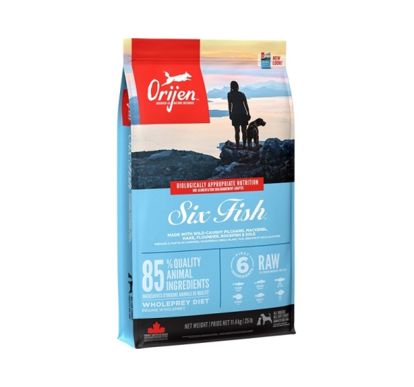 ORIJEN Six Fish - dry dog food - 11,4 kg