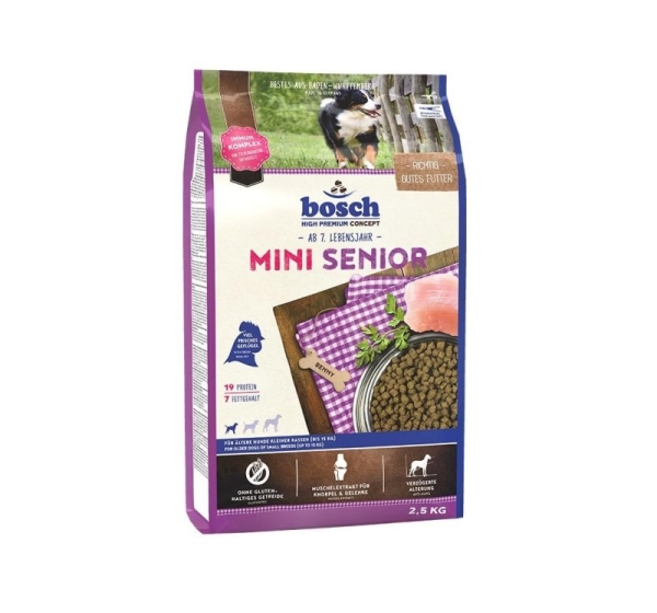BOSCH Mini Senior - dry dog food - 2,5 kg