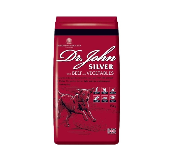DR JOHN Silver Beef - dry dog food - 15kg