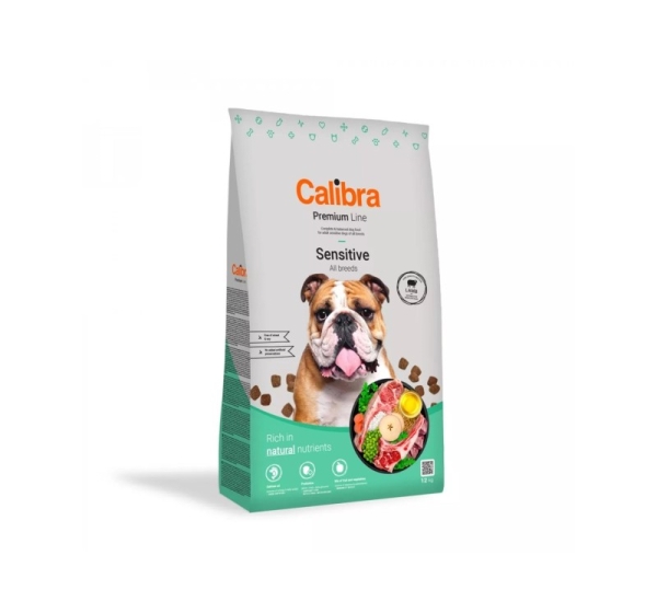 CALIBRA Dog Premium Sensitive lamb dry dog food - 12kg