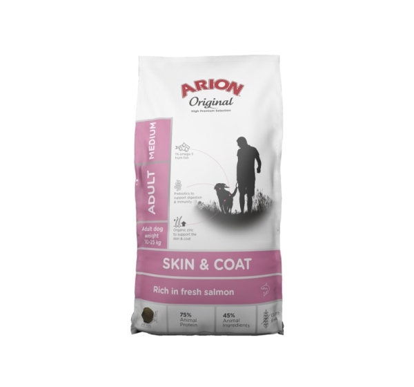 ARION Original Skin & Coat Medium Salmon - dry dog food - 12kg