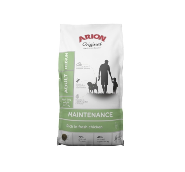ARION Original Medium Maintenance Chicken - dry dog food - 12kg