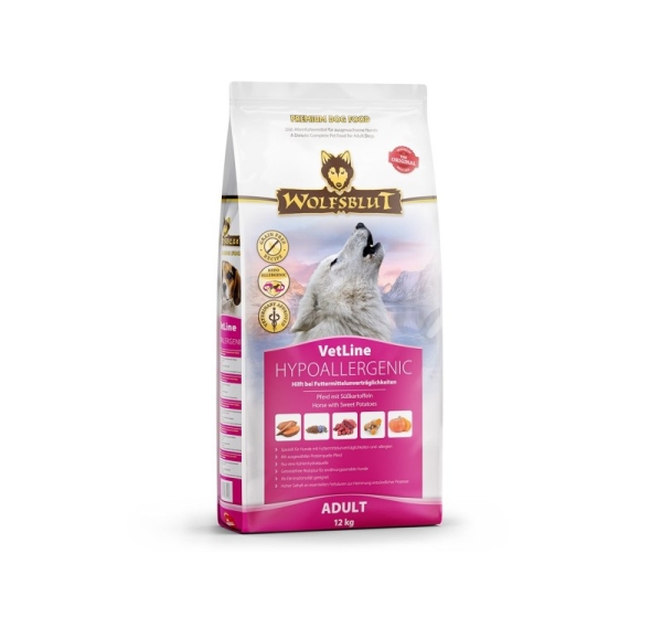 WOLFSBLUT VetLine Hypoallergenic Horse - dry dog food - 12kg