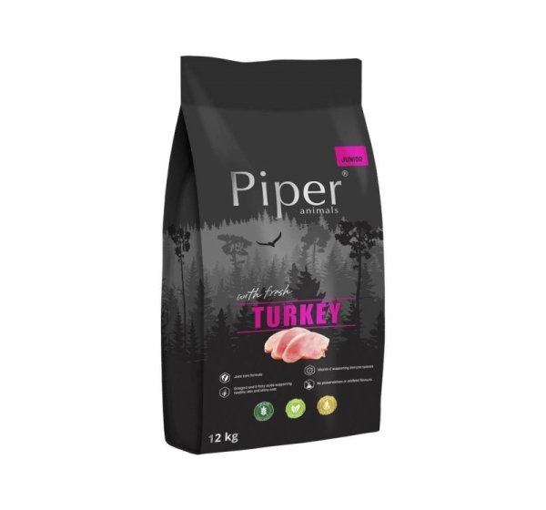 DOLINA NOTECI Piper Junior with turkey - dry dog food - 12 kg