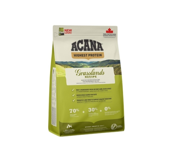 ACANA Highest protein Grasslands - dry dog food - 2kg