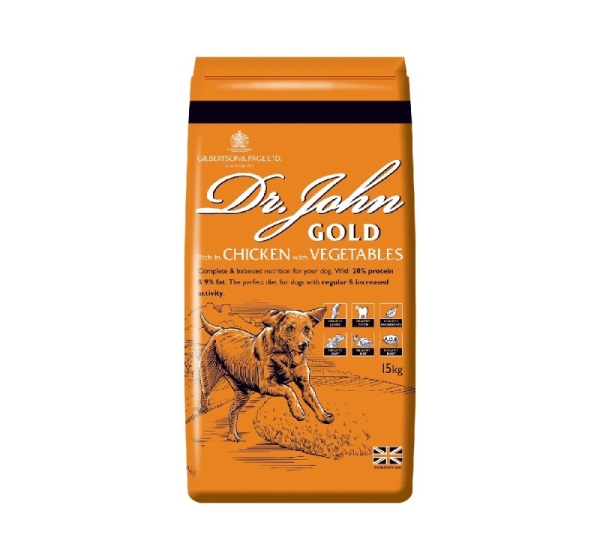 DR JOHN Gold Chicken - dry dog food - 15kg
