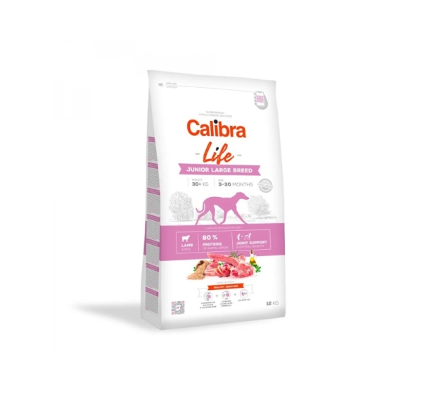 CALIBRA Life Junior Large breed Lamb - dry dog food - 12kg