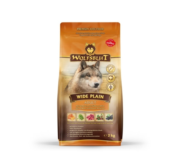 WOLFSBLUT Wide Plain Horse - dry dog food - 2kg