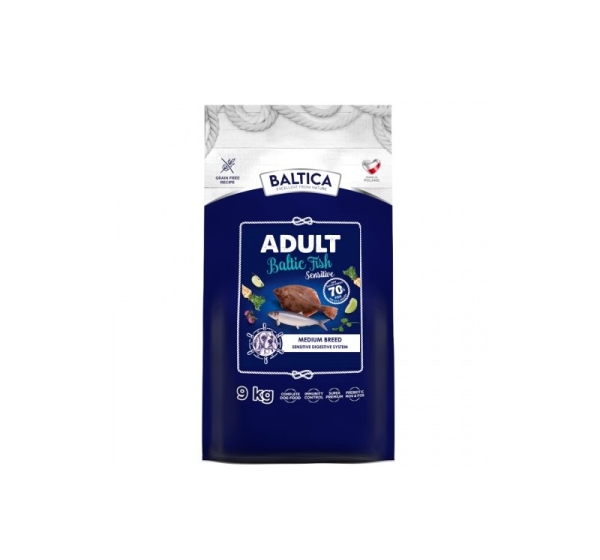 BALTICA Excellent Sensitive Baltic fish Medium breeds - dry dog food - 9kg
