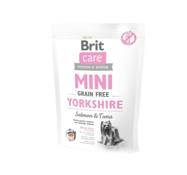 BRIT Care Mini Grain-Free Yorkshire Salmon and tuna - dry dog food - 400g