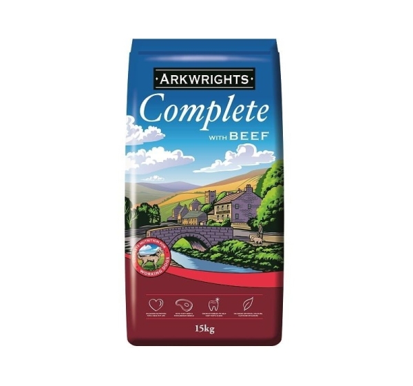 ARKWRIGHT Complete Beef - dry dog food - 15kg