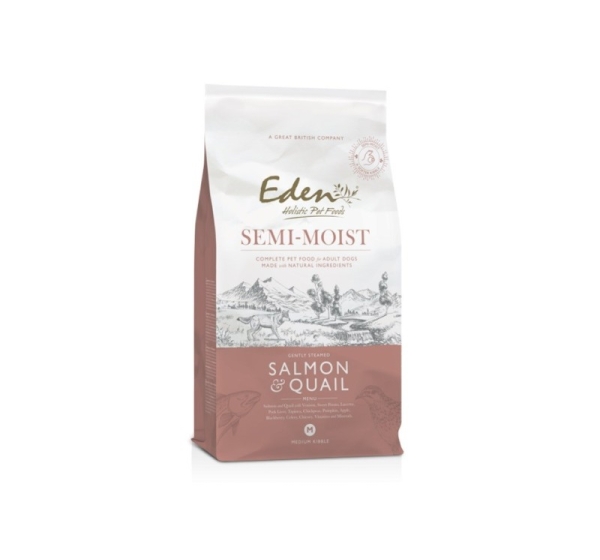 EDEN Semi-Moist Salmon & Quail - semi-moist dog food - 10kg