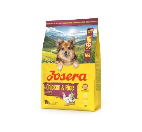 JOSERA Mini Senior Chicken & Rice - dry dog food - 3kg