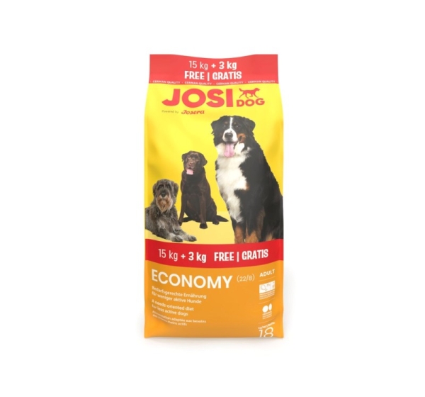 JOSERA JosiDog Economy – dry dog food – 15kg + 3kg