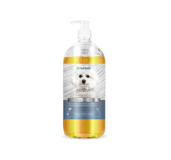 EUROWET White coat - shampoo for dogs - 1l