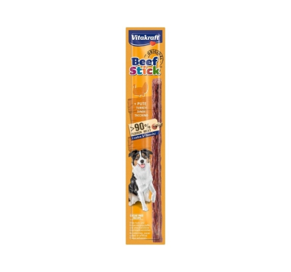VITAKRAFT Beef Stick with turkey - dog treat - 12 g