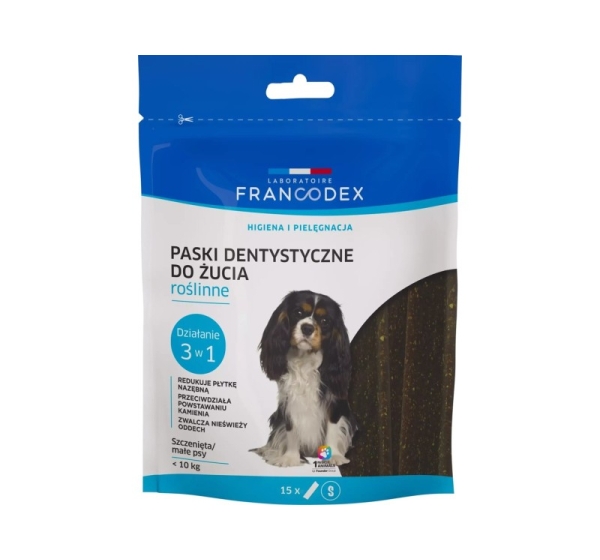 FRANCODEX Dental Strips S - dog treat - 15