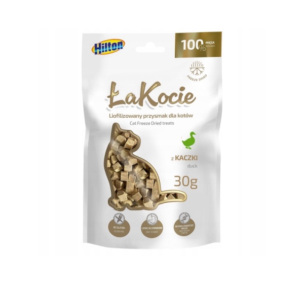 HILTON ŁaKocie Freeze dried duck - cat treats - 30g