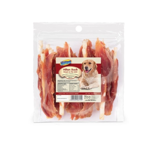 HILTON Duck Breast on the stick - dog chew - 500g
