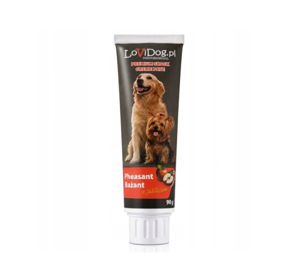 LOVIDOG Pheasant with apple - dog treat - 90g