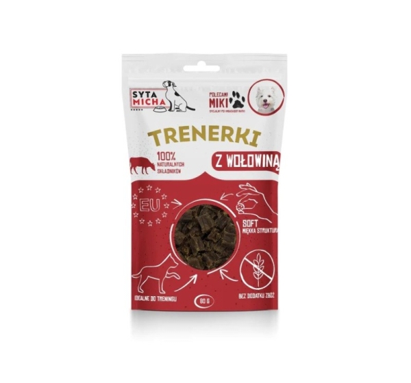 SYTA MICHA Treats with beef - dog treat - 80g