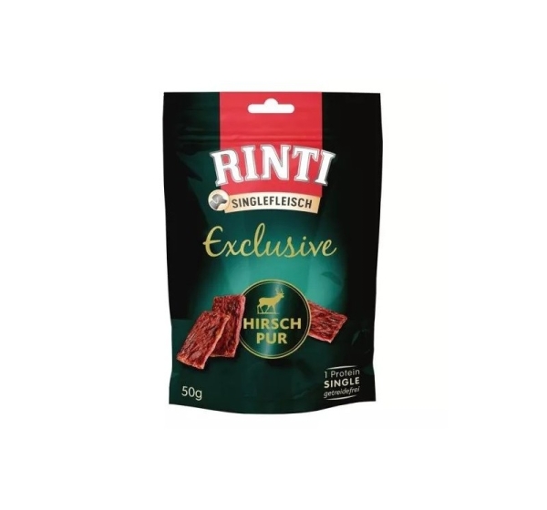 RINTI Singlefleisch Exclusive Deer - dog treat - 50g