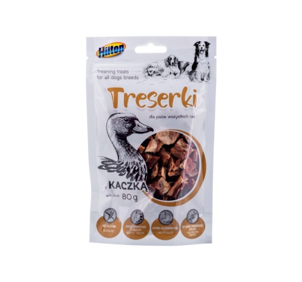 HILTON Treaning treats Duck - Dog treat - 80g