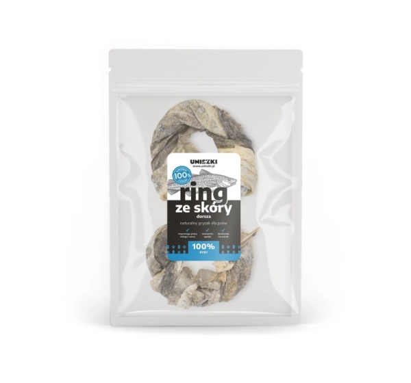 UNISZKI Cod Skin Ring – Dog Treat – 2 pcs