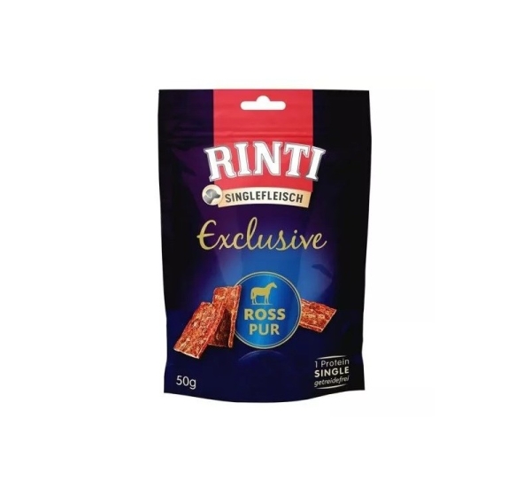 RINTI Singlefleisch Exclusive Horse - dog treat - 50g