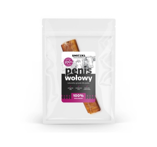 UNISZKI Beef pizzle - dog treat - 12 cm