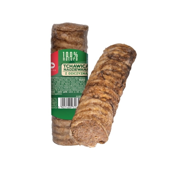 MACED Trachea stuffed with venison - chew for dog - 120g