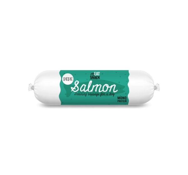 PAKA ZWIERZAKA Pepe Sausage Salmon - dog treat - 200g
