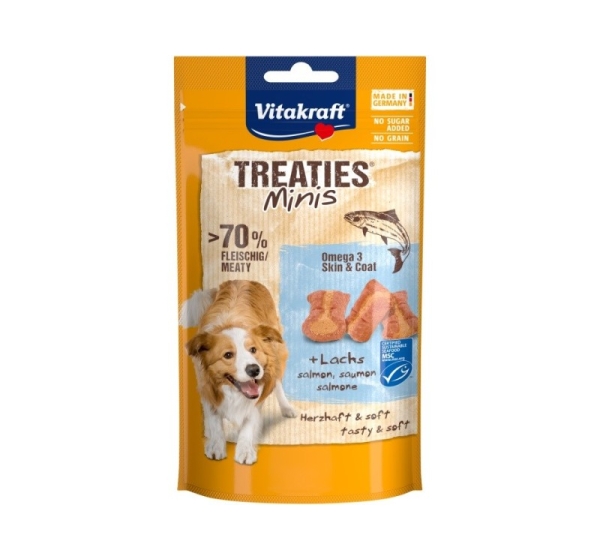 VITAKRAFT Treaties Minis Salmon - dog treat - 48 g