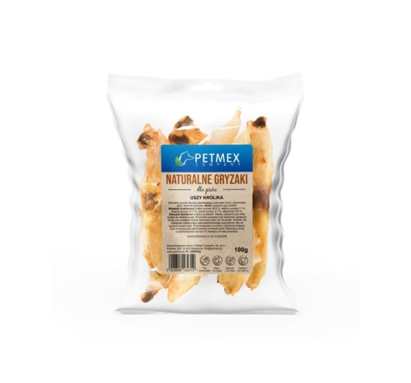 PETMEX dog chew Rabbit ear - 100g