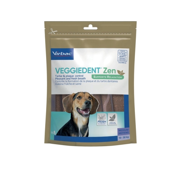 VIRBAC Veggiedent Zen M -dog treat - 15 pcs