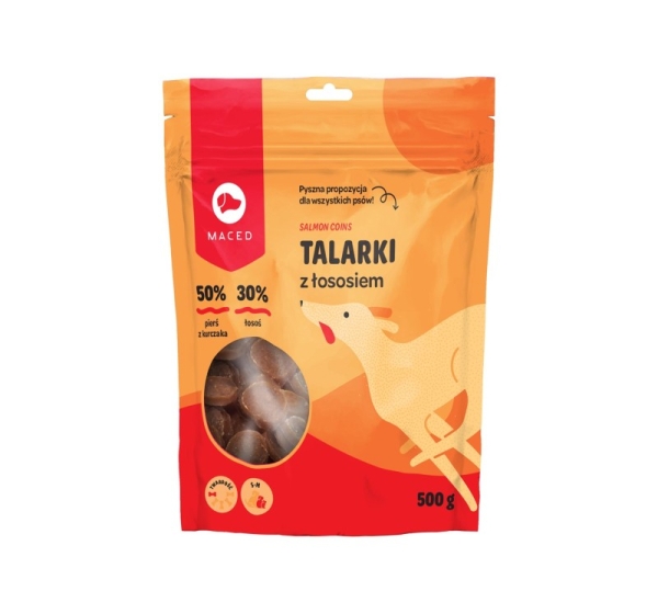 MACED Salmon chips - Dog treat - 500g