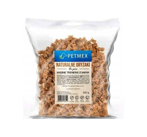 PETMEX Roe deer meat treats - dog treat - 500g